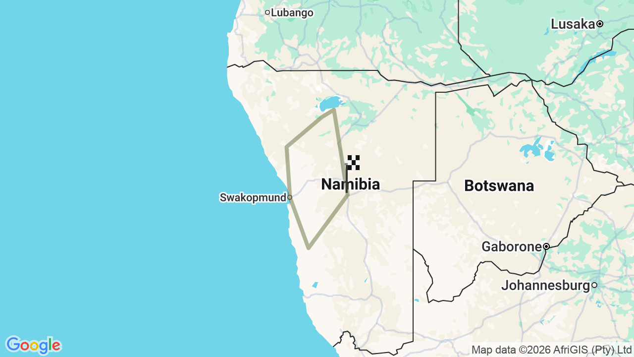 Safari route map